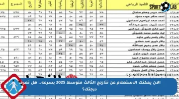 الآن يمكنك الاستعلام عن نتائج الثالث متوسط 2025 بسرعة.. هل تعرف درجتك؟